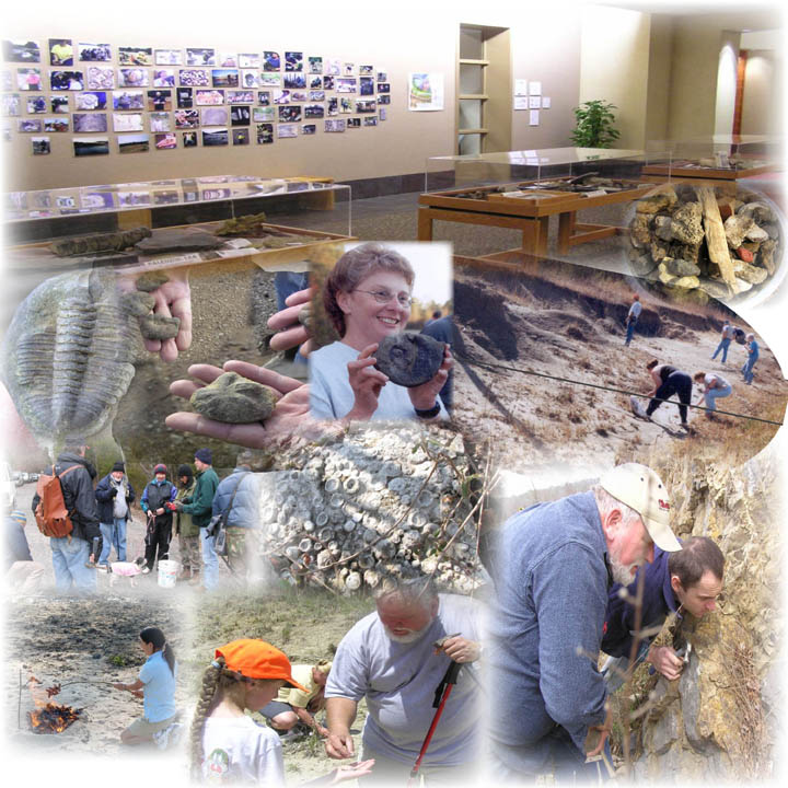 BPS fossil field trip collage